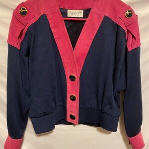 St. John Women's Pink and Blue Jacket